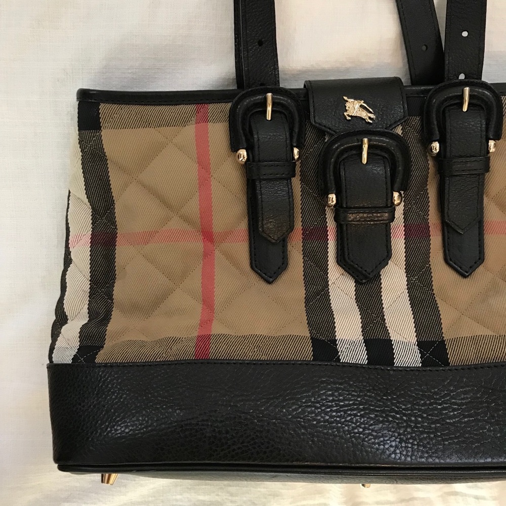 Burberry Tote; Original Check Shoulder Bag (NWT)